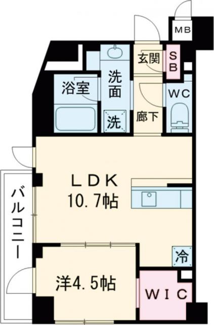 RELUXIA墨田東向島の間取り