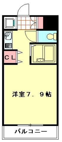 川越市脇田本町のマンションの間取り