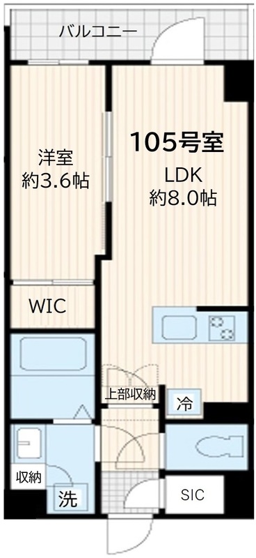 アルカンシエル新宿大京町の間取り