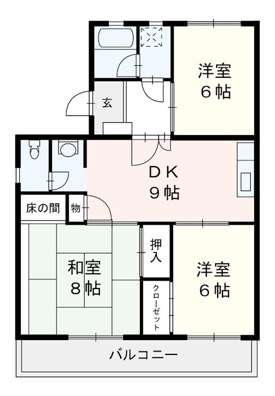 かみわたりビルの間取り