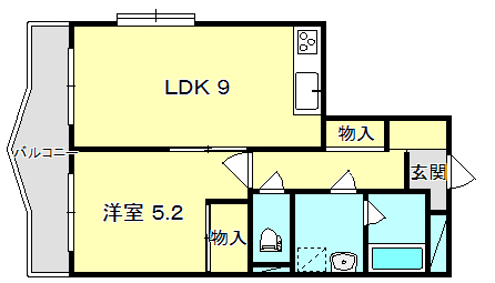 サンパティオ玉穂の間取り