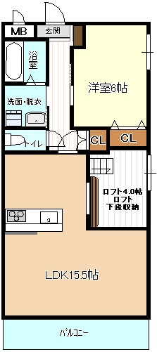 ミヨシハイツの間取り