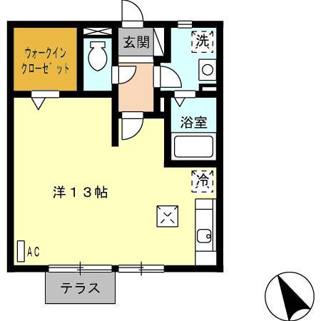 リースランド兵庫　Ｂ棟の間取り