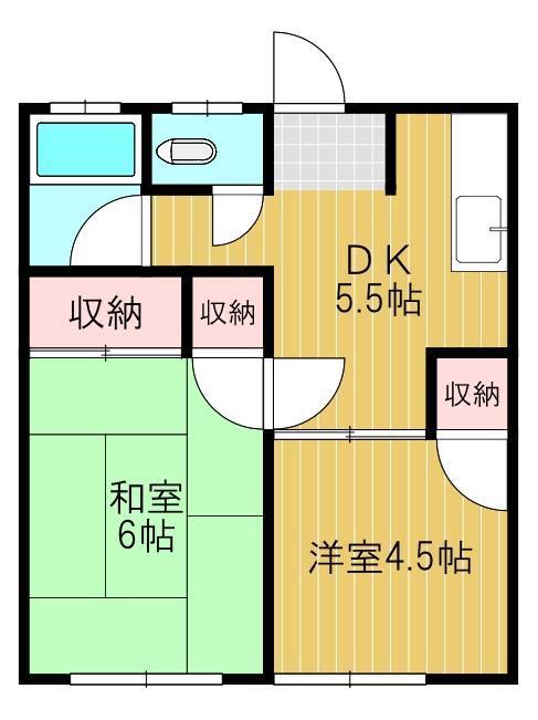 ほーれん荘の間取り