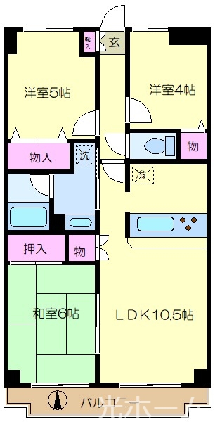 サンフレア東所沢の間取り