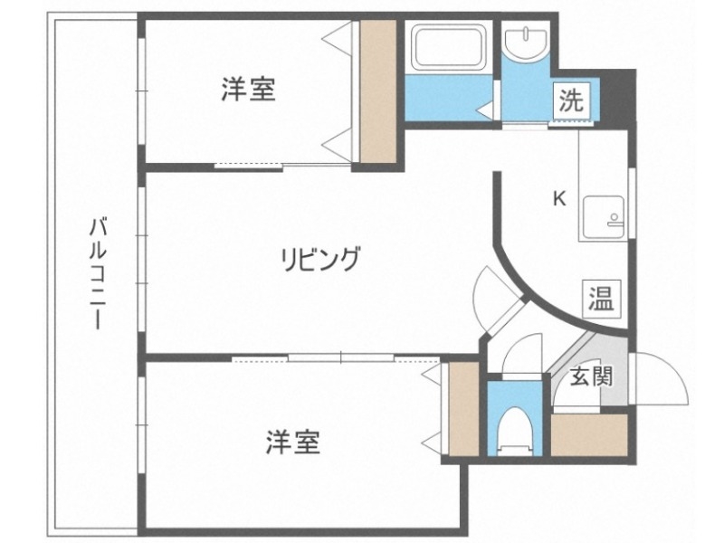 ピノグローブ伏見の間取り