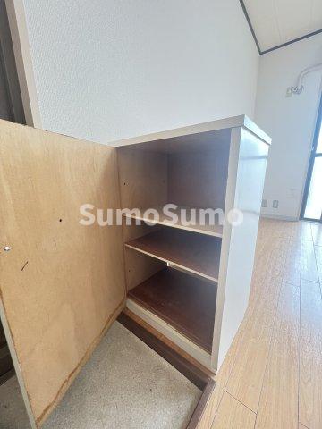 収納　収納のためのスペースです