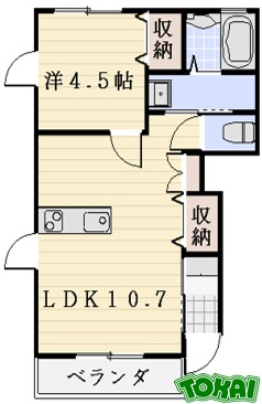 ＭＯ－V　Ｂ棟の間取り