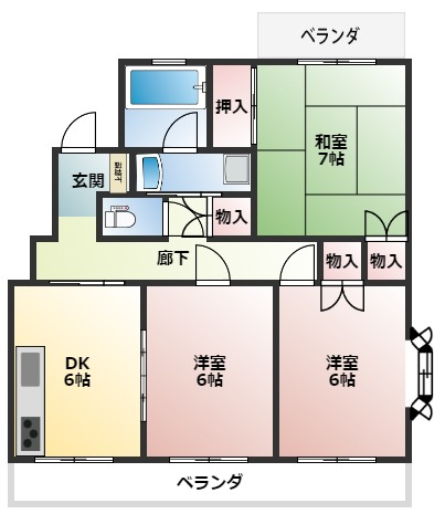 THE FK GARDENの間取り