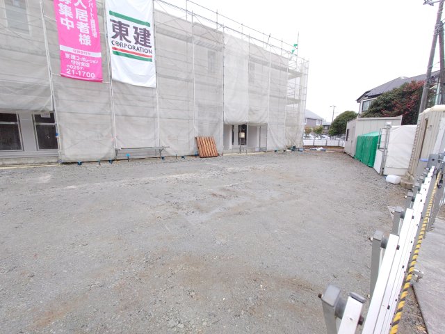 【仮）取手市戸頭新築アパートの駐車場】