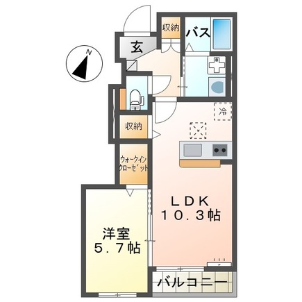 仮）取手市戸頭新築アパートの間取り