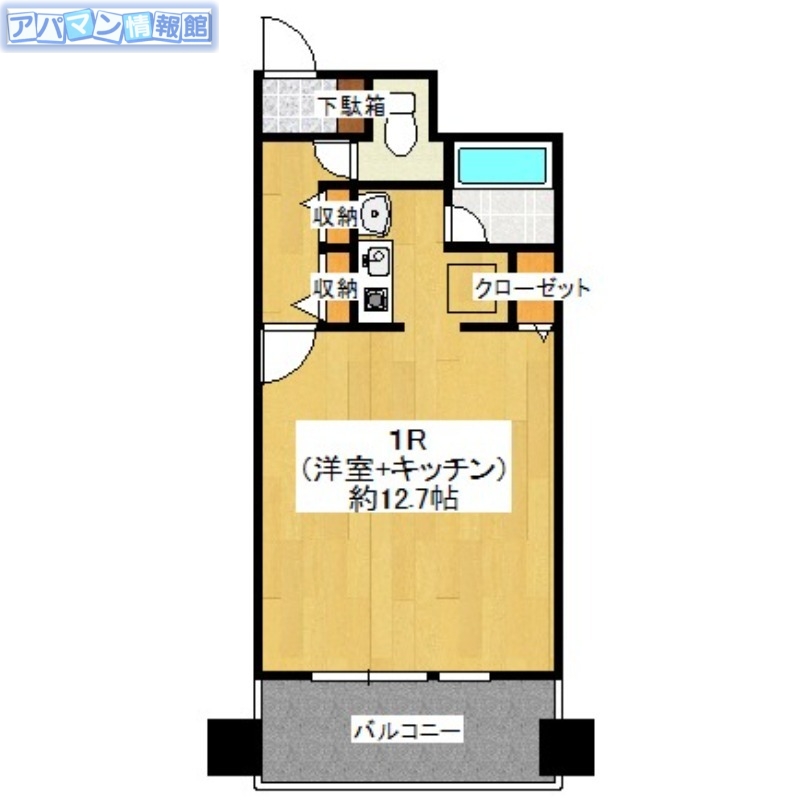 【新潟市西区坂井砂山のマンションの間取り】