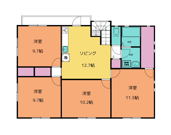 ストローク桂の間取り