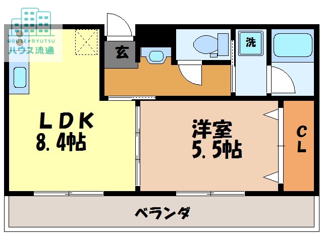 パサージュ錦の間取り