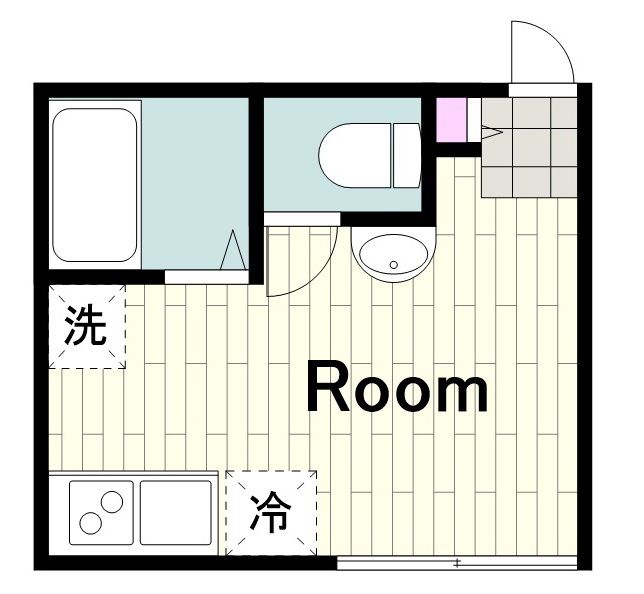 横浜市都筑区仲町台のアパートの間取り