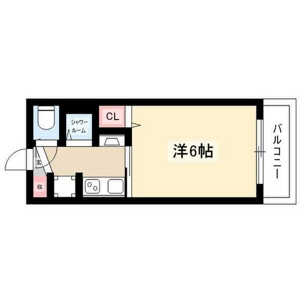 名古屋市千種区千種のマンションの間取り