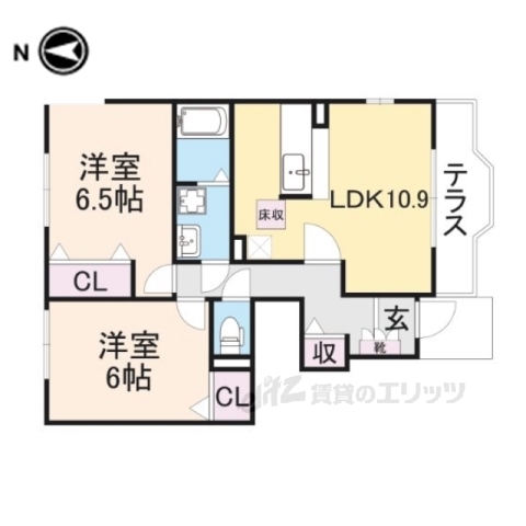 スウィートレジデンス２番館の間取り