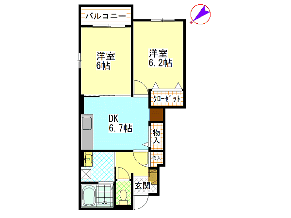 江田島市 2階建 築12年の間取り写真