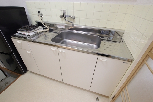 キッチン　１口ガスコンロ備付