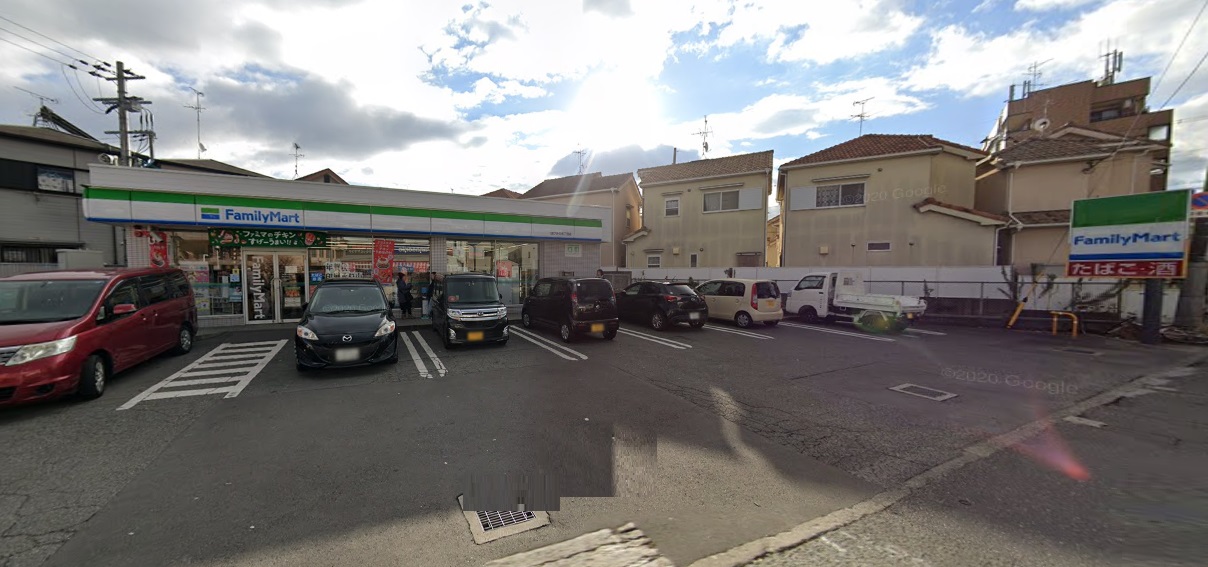 コンビニ　ファミリーマートはびきの五丁目店（コンビニ）まで757m
