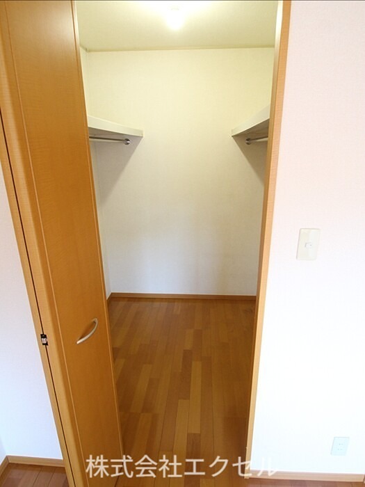 収納　ウォークインクローゼットです。