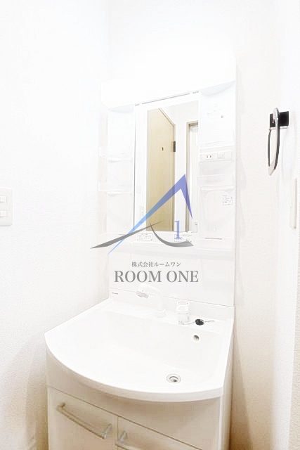 洗面設備　洗面台です。