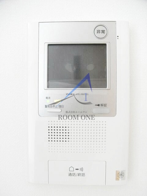 セキュリティ　モニター付きインターホンです。