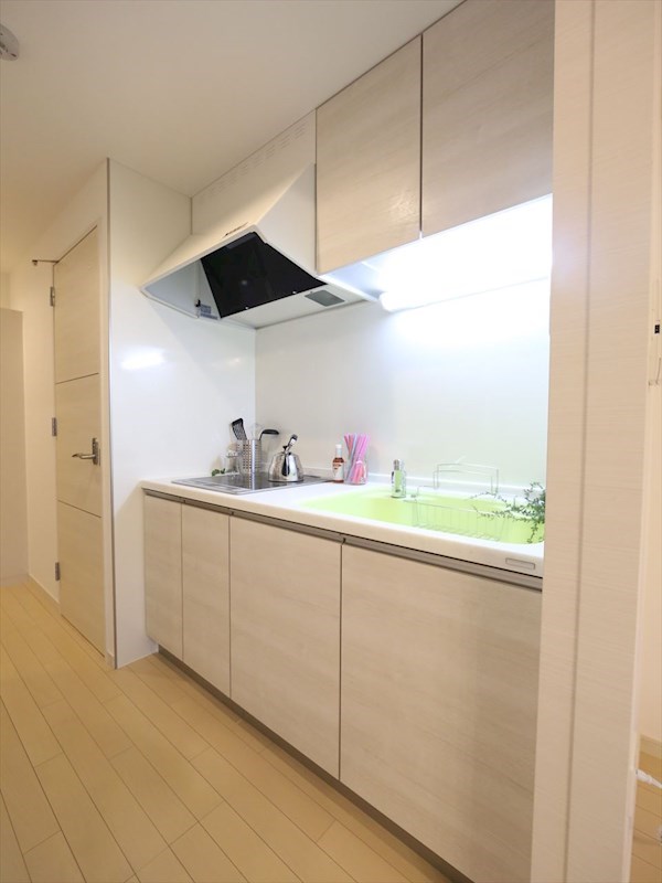 キッチン　システムキッチン　IHコンロ2口