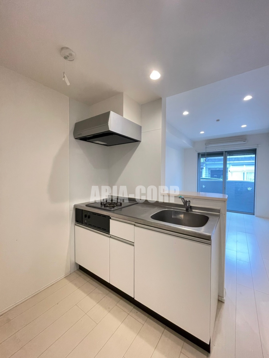 キッチン　2口ガスコンロ。カウンターキッチン搭載♪