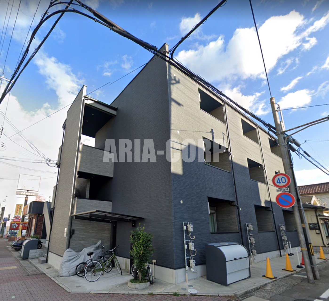 建物外観　2018年完成、大手ハウスメーカー施工デザイナーズアパート！