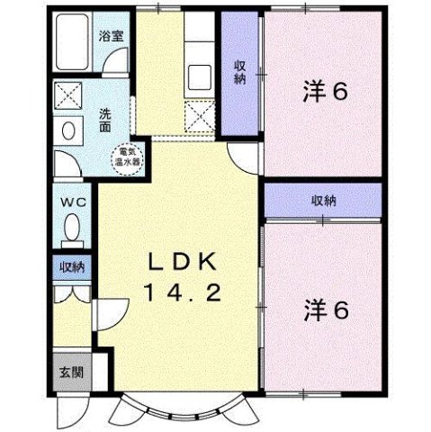 PARK喜多川Aの間取り写真