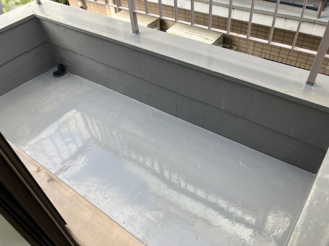 バルコニー　落ち着いた時間を過ごせるバルコニーです
