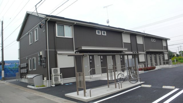 建物外観　ペットOK(小型犬1匹のみ)　間々田駅まで徒歩4分