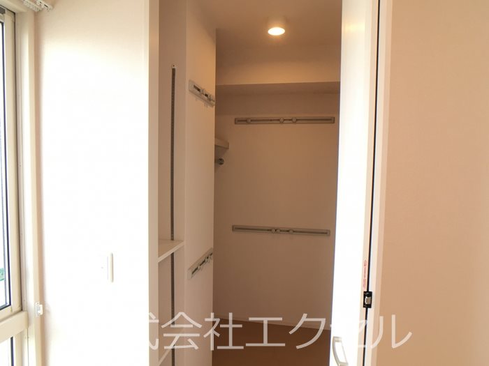 収納　ウォークインクローゼットです。