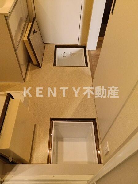 収納　収納のためのスペースです