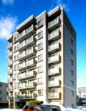 建物外観　設備充実の高層１ＬＤＫマンションです♪