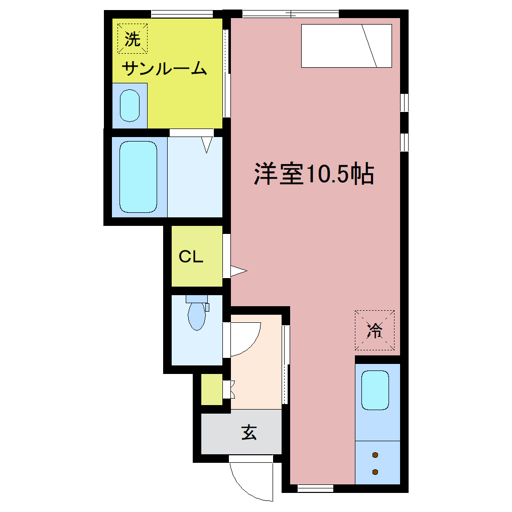 D-BOX桜谷の間取り写真