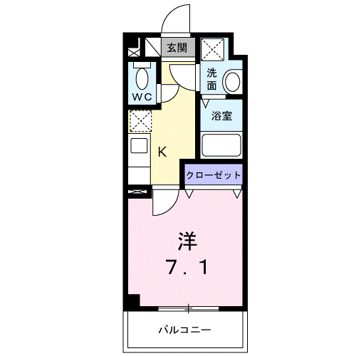 un deux troisの間取り写真
