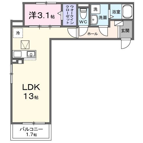 西武池袋線 入間市駅 徒歩15分 3階建 新築の間取り写真