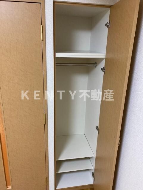 収納　収納のためのスペースです