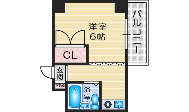R&E関大前マンションの間取り写真
