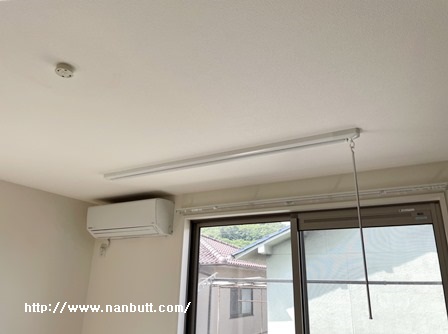 その他設備　エアコン・室内物干し完備