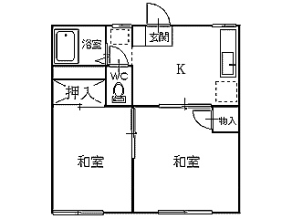 エステートフジの間取り