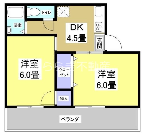 静岡県浜松市中央区本郷町（アパート）の賃貸物件の間取り