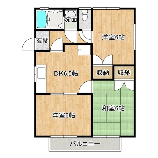 サンハイツ中田Iの間取り