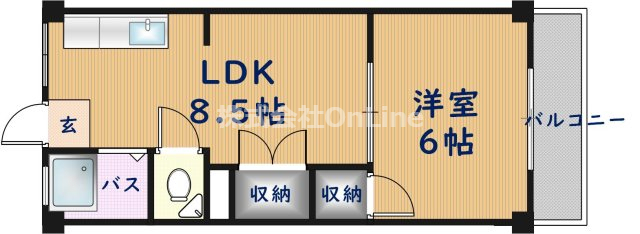 柴本マンションの間取り