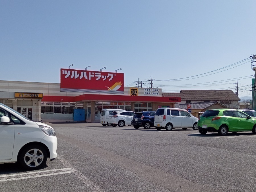 ドラックストア　ツルハドラッグ甲府国母店（ドラッグストア）まで874m