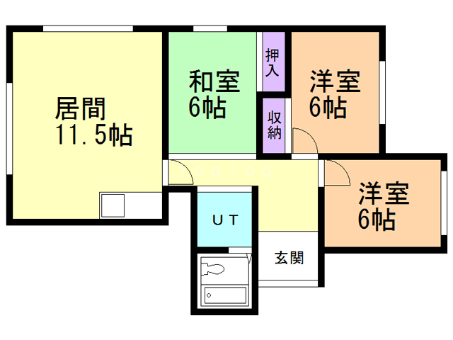 エイト長橋の間取り