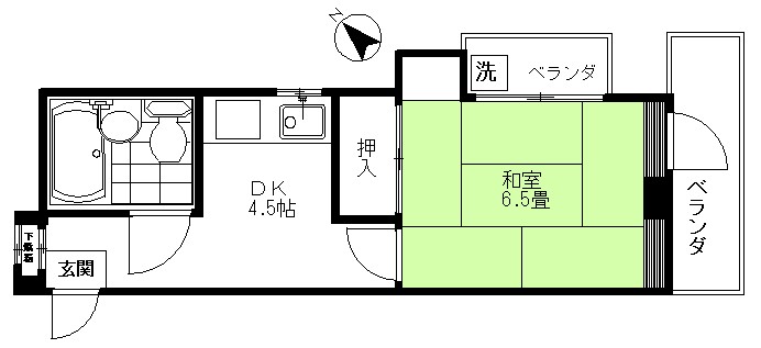 荒川区南千住のマンションの間取り