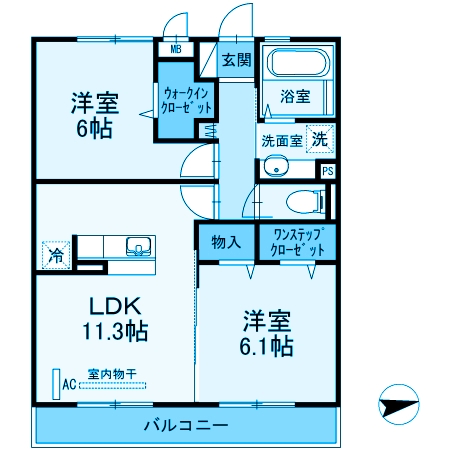 プロムナード元住吉Ａ_間取り_0